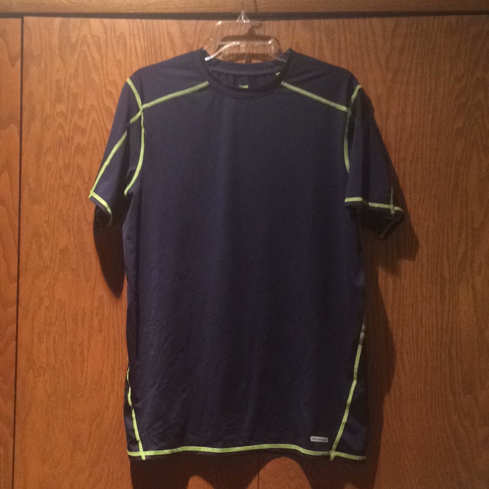 Navy dri fit shirt